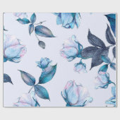 Waterverf bloemen 10 cadeaupapier (Vlak)