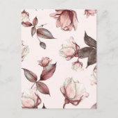 Waterverf bloemen 11 briefkaart (Voorkant)