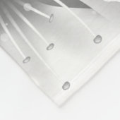 Waterverf bloemen 15 fleece deken (Hoek)