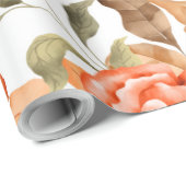 Waterverf Bloemen 1 Cadeaupapier (Rol Hoek)