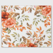 Waterverf Bloemen 1 Cadeaupapier (Vlak)