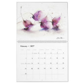 Waterverf bloemen 1 kalender (Feb 2027)