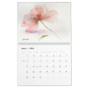 Waterverf bloemen 1 kalender (Mar 2026)
