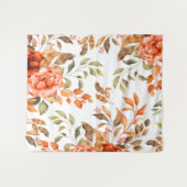 Waterverf bloemen 1 wandkleed (Voorkant (horizontaal))