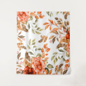 Waterverf bloemen 1 wandkleed (Voorkant)