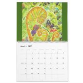 Waterverf bloemen 2016 kalender (Mar 2027)