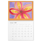 Waterverf bloemen 2016 kalender (Jan 2027)