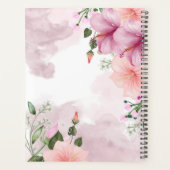 Waterverf bloemen 2024 Wekelijks Maandelijks Planner (Achterkant)