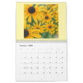 Waterverf Bloemen 2026 Kalender (Jan 2026)