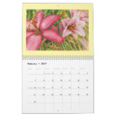 Waterverf Bloemen 2026 Kalender (Feb 2027)