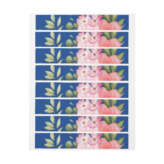 Waterverf bloemen 21 (Vel)