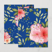 Waterverf bloemen 21 briefkaart (Voorkant / Achterkant)