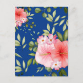 Waterverf bloemen 21 briefkaart (Voorkant)
