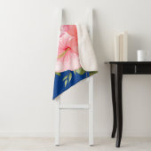 Waterverf bloemen 21 sherpa deken (In situ)