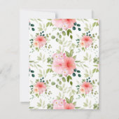 Waterverf bloemen 23 notitiekaartje (Achterkant)