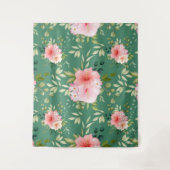 Waterverf bloemen 24 wandkleed (Voorkant)