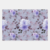 Waterverf bloemen 27 inpakpapier vel (Voorkant)