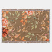 Waterverf bloemen 2 deken (Voorkant)