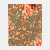 Waterverf bloemen 2 fleece deken (Voorkant)