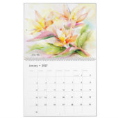 Waterverf bloemen 2 kalender (Jan 2027)