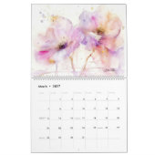 Waterverf bloemen 2 kalender (Mar 2027)