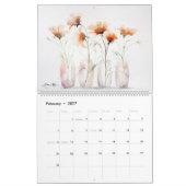 Waterverf bloemen 2 kalender (Feb 2027)