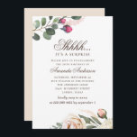 Waterverf Bloemen 30ste Verjaardag surprise party Kaart<br><div class="desc">Waterverf bloemen 30e verjaardag surprise party uitnodiging. Neem contact met me op als je extra items nodig hebt.</div>