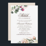 Waterverf Bloemen 30ste Verjaardag surprise party Kaart<br><div class="desc">Waterverf bloemen 30e verjaardag surprise party uitnodiging. Neem contact met me op als je extra items nodig hebt.</div>