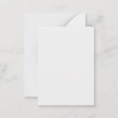 Waterverf Bloemen 60ste Verjaardagsfeestuitnodigin Notitiekaartje (Achterkant)