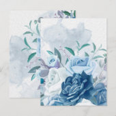 Waterverf bloemen 8 briefkaart (Voorkant / Achterkant)