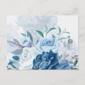 Waterverf bloemen 8 briefkaart (Achterkant)