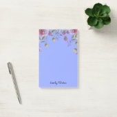 Waterverf bloemen - Aangepaste naam Post-it notiti Post-it® Notes (Kantoor)