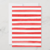 Waterverf Bloemen Aardbeien Lijst 21e Verjaardag Kaart (Achterkant)