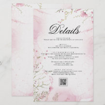 WATERVERF BLOEMEN ABSTRACTE BRUILOFT DETAILS