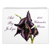 waterverf bloemen agenda 2011 kalender (Hoes)