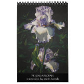 Waterverf bloemen agenda kalender (Hoes)