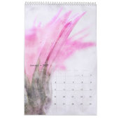 Waterverf bloemen agenda kalender (Jan 2027)