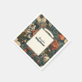  Waterverf Bloemen Baby shower Servet (Hoek)