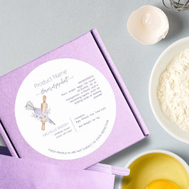 Waterverf Bloemen Bakken tool huisje wet label