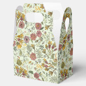 Waterverf Bloemen Bijen Elegant Modern Bedankdoosjes (Geopend)