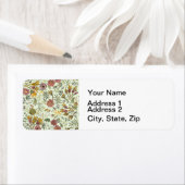 Waterverf Bloemen Bijen Elegant Modern Etiket (Insitu)