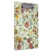 Waterverf Bloemen Bijen Elegant Modern Klembord (Rechts)