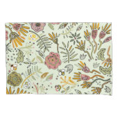 Waterverf Bloemen Bijen Elegant Modern Kussensloop (Voorkant)