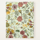 Waterverf Bloemen Bijen Elegant Modern Planner (Achterkant)
