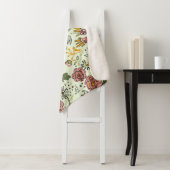 Waterverf Bloemen Bijen Elegant Modern Sherpa Deken (In situ)