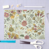 Waterverf Bloemen Bijen Elegant Modern Tissuepapier (Craft)