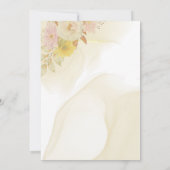 Waterverf Bloemen Bladeren Kaart (Achterkant)