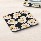 Waterverf Bloemen bloedige pinda's Bier Onderzetter (Linkerzijde)