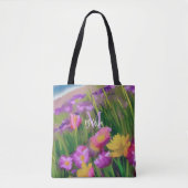 Waterverf bloemen bloemen bloemen  tote bag (Voorkant)