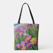 Waterverf bloemen bloemen bloemen  tote bag (Achterkant)
